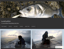 Tablet Screenshot of lurethatfish.com